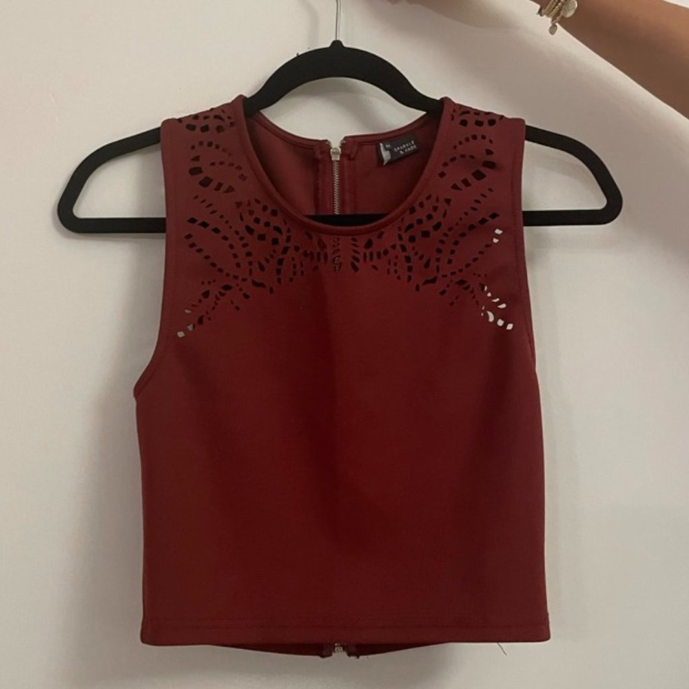 Crop Top with cutouts